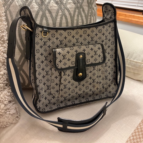 Louis Vuitton Handbags - Authentic LOUIS VUITTON Monogram Mini
Buzas Marie Kate Bag Blue